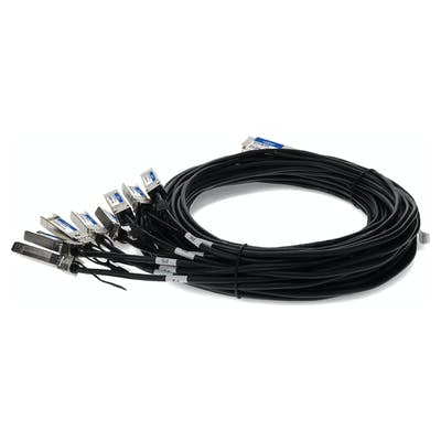 AddOn Networks CAB-O-8S-200G-3M-AO InfiniBand/fibre optic cable 118.1" (3 m) OSFP 8xSFP28 Black, Silver