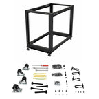 StarTech.com 4POSTRACK15U rack cabinet 15U Freestanding rack Black