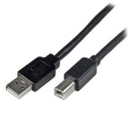 StarTech.com USB2HAB65AC USB cable USB 2.0 787.4" (20 m) USB A USB B Black