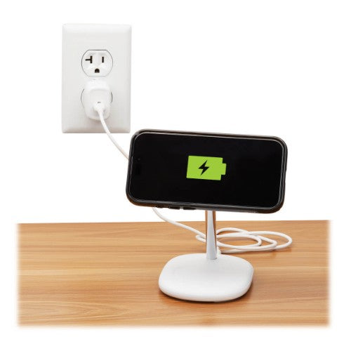 Tripp Lite U280MS-2N1-WH mobile device charger Headset, Smartphone White USB Wireless charging Indoor