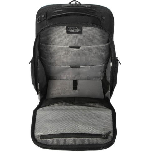 Targus HeritageLuxe backpack Travel backpack Black Polyester