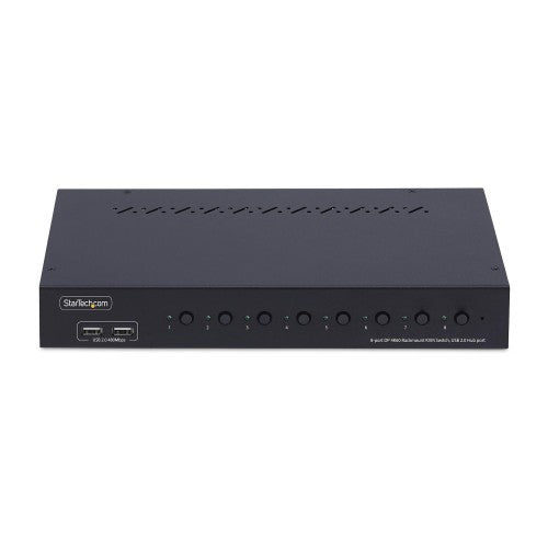 StarTech.com R8AD122-KVM-SWITCH KVM switch Rack mounting Black