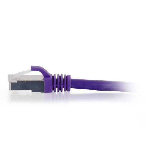 C2G 25ft Cat6 networking cable Purple 300" (7.62 m) S/FTP (S-STP)