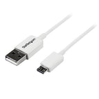 StarTech.com 1m USB 2.0 A/Micro-B m/m USB cable 39.4" (1 m) USB A Micro-USB B White