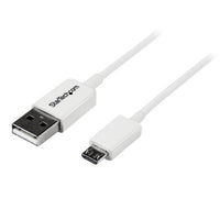 StarTech.com 1m USB 2.0 A/Micro-B m/m USB cable 39.4" (1 m) USB A Micro-USB B White