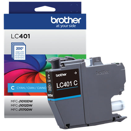 Brother LC401CS ink cartridge 1 pc(s) Original Standard Yield Cyan