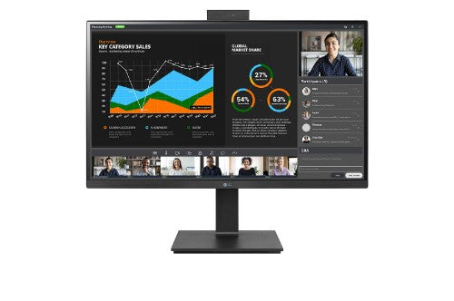 LG 27BQ75QC-B computer monitor 27" 2560 x 1440 pixels Quad HD LED Black