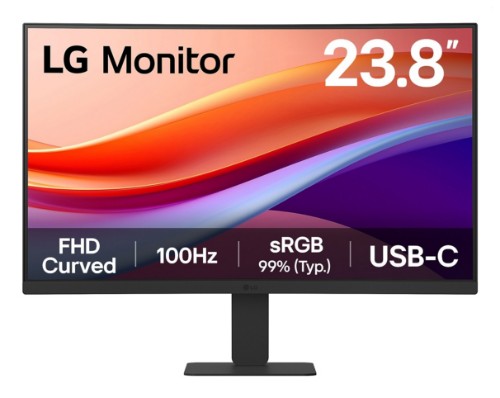 LG 24U421A-B computer monitor 23.8" 1920 x 1080 pixels Full HD LED Black