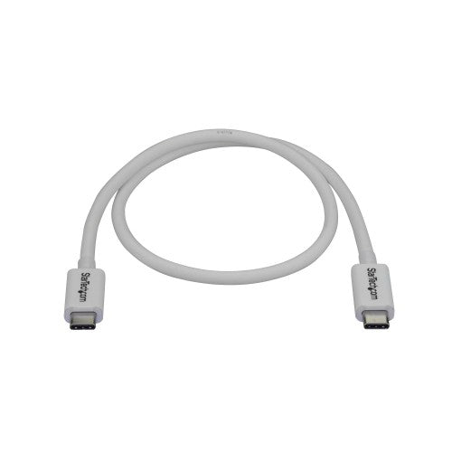 StarTech.com TBLT34MM50CW Thunderbolt cable 19.7" (0.5 m) 40 Gbit/s White