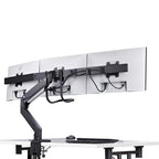StarTech.com 3M1A3SG-MONITOR-ARM monitor mount / stand 27" Desk Black, Silver