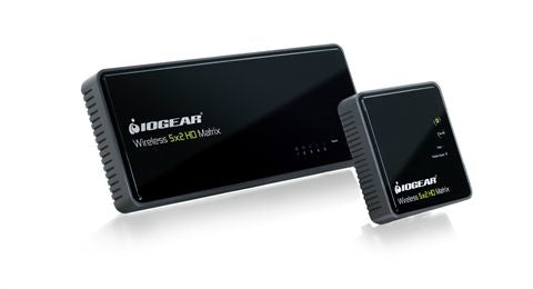 iogear GWHDMS52 AV extender AV transmitter & receiver Black