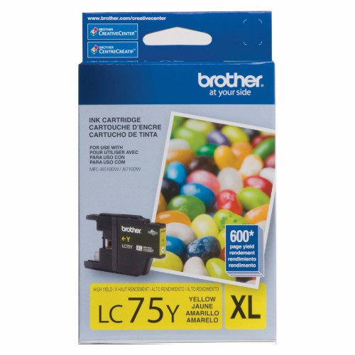 Brother LC-75YS ink cartridge Original High (XL) Yield Yellow