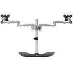 StarTech.com ARMDUALSS monitor mount / stand 32" Desk Black, Silver