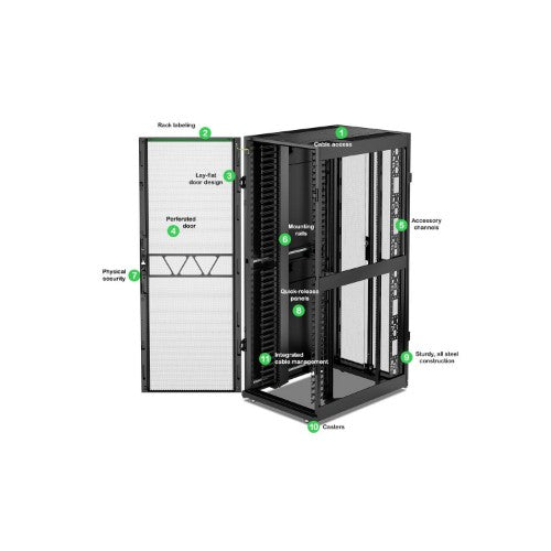 APC AR3140B2 rack cabinet 52U White
