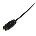 StarTech.com 3 ft Thin Toslink Digital audio cable 35.8" (0.91 m) Black
