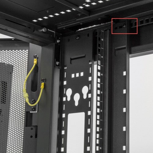 StarTech.com RK2537BKM rack cabinet 25U Freestanding rack Black