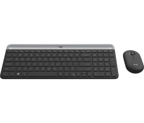 Logitech 920-009437 keyboard Mouse included Office RF Wireless English Graphite