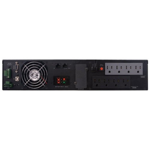 CyberPower OL1000RTXL2U uninterruptible power supply (UPS) Double-conversion (Online) 1 kVA 900 W 8 AC outlet(s)