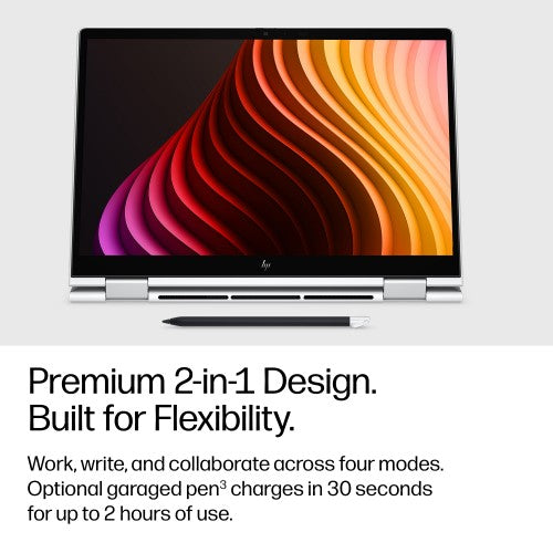 HP EliteBook 8 Flip G2i 13 inch Notebook Next Gen AI PC Wolf Pro Security Edition Copilot+ PC Intel Core Ultra 5 Laptop 13.3" Touchscreen WUXGA 32 GB LPDDR5x-SDRAM 512 GB SSD Wi-Fi 7 (802.11be) Windows 11 Pro Silver