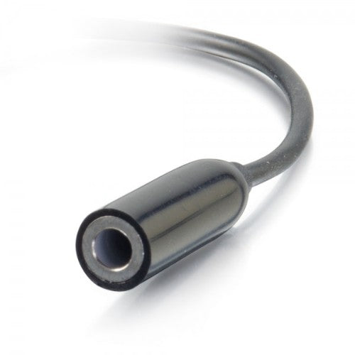 C2G 54426 mobile phone cable Black 3.54" (0.0900 m) USB-C 3.5 mm