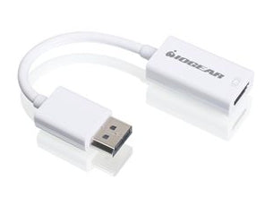 iogear DisplayPort - HD HDMI Type A (Standard) White