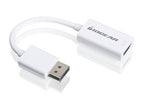 iogear DisplayPort - HD HDMI Type A (Standard) White