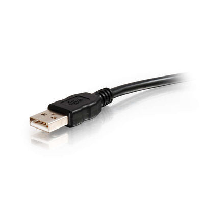 C2G 38998 USB cable 472.4" (12 m) USB 2.0 USB A USB B Black