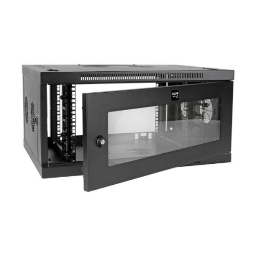 Tripp Lite SRW6UDPGVRT rack cabinet 6U Wall mounted rack Black