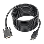 Tripp Lite P581-015 video cable adapter 177.2" (4.5 m) DisplayPort DVI-D Black