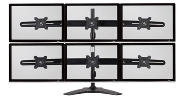 Amer Networks AMR6S monitor mount / stand 24" Black