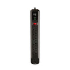 Tripp Lite TLP74RB surge protector Black 7 AC outlet(s) 120 V 48" (1.22 m)