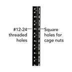 Tripp Lite SRW6UG rack cabinet Wall mounted rack Black