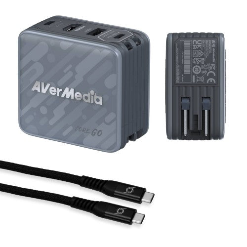 AVerMedia GC313 Universal Black AC Fast charging Indoor