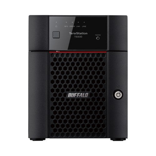 Buffalo TeraStation TS3430DN1602 NAS/storage server Desktop Alpine AL524 2 GB DDR4 16 TB HDD Black