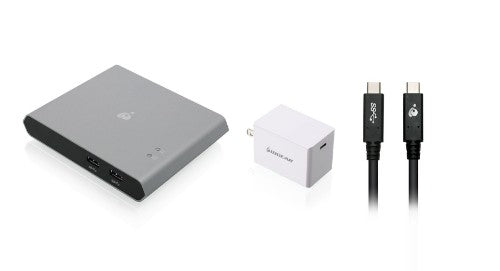 iogear GUD3C04PWRKIT KVM switch Gray