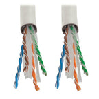 Tripp Lite N222-01K-WH networking cable White 12000" (304.8 m) Cat6 U/UTP (UTP)