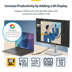 StarTech.com USBC-HDMI-CDP2HD4K60 USB graphics adapter 4096 x 2160 pixels Gray