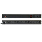 CyberPower PDU15M2F12R power distribution unit (PDU) 14 AC outlet(s) 1U Black