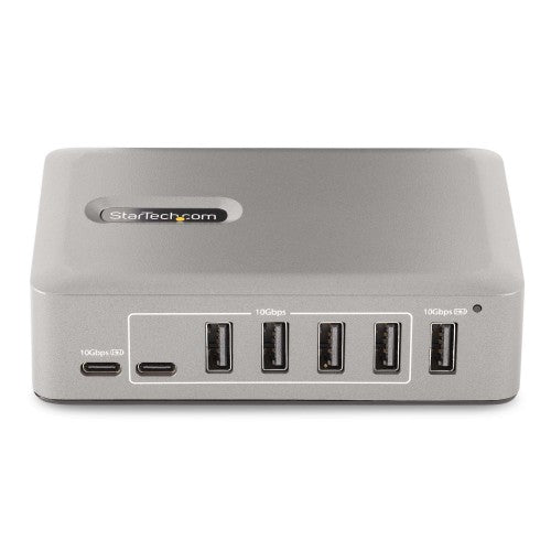 StarTech.com 10G8A2CS-USB-C-HUB interface hub USB 3.2 Gen 2 (3.1 Gen 2) Type-C 10000 Mbit/s Gray