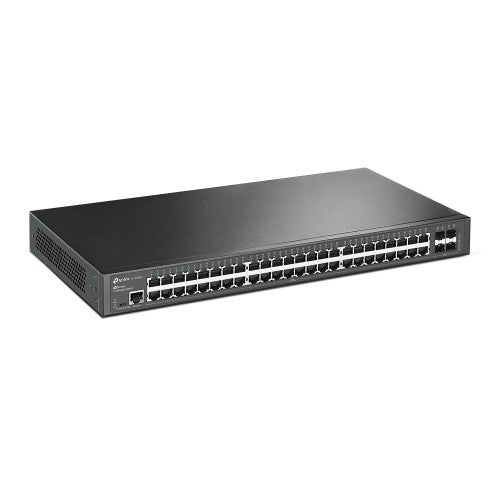 TP-Link JetStream TL-SG3452 network switch Managed L2 Gigabit Ethernet (10/100/1000) 1U Black