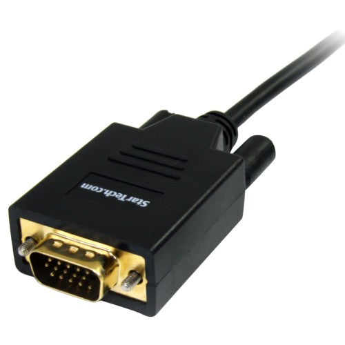 StarTech.com MDP2VGAMM6 video cable adapter 70.9" (1.8 m) Mini DisplayPort VGA (D-Sub) Black