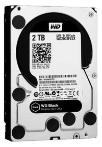 Western Digital WD_BLACK Black internal hard drive 2 TB 7200 RPM 64 MB 3.5" Serial ATA III