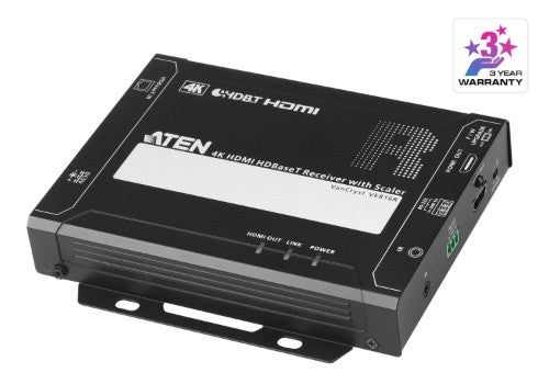 ATEN VE816R AV extender AV receiver Black
