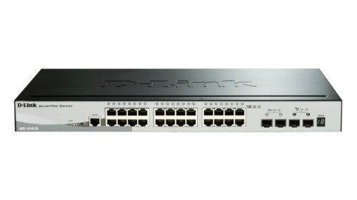 D-Link DGS-1510 Managed L3 Gigabit Ethernet (10/100/1000) Power over Ethernet (PoE) Black