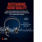 HP Poly Poly Voyager Focus 2 USB-A with charge stand Headset