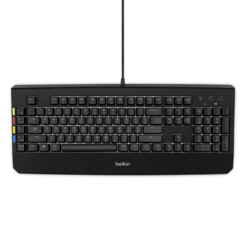 Belkin F1DN008KBD keyboard USB QWERTY English Black