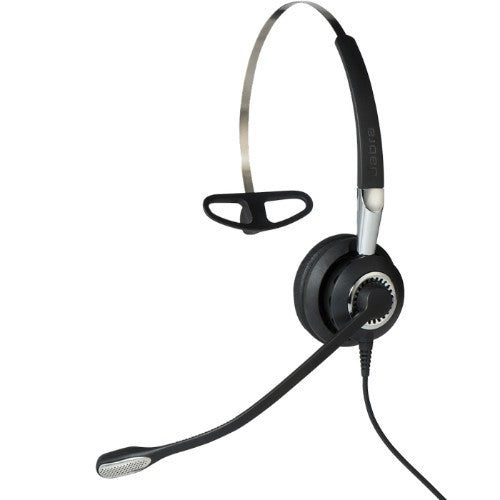 Jabra BIZ 2400 II Headset Wired Neck-band, Ear-hook, Head-band Office/Call center Black, Silver