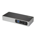 StarTech.com HB30C5A2CSC interface hub USB 3.2 Gen 1 (3.1 Gen 1) Type-B 5000 Mbit/s Black, Silver