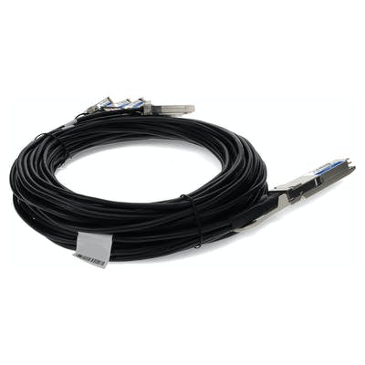 AddOn Networks CAB-O-8S-200G-1M-AO InfiniBand/fibre optic cable 39.4" (1 m) OSFP 8xSFP28 Black, Silver