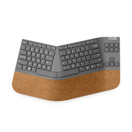 Lenovo Go Wireless Split keyboard Home/Office RF Wireless QWERTY US English Gray